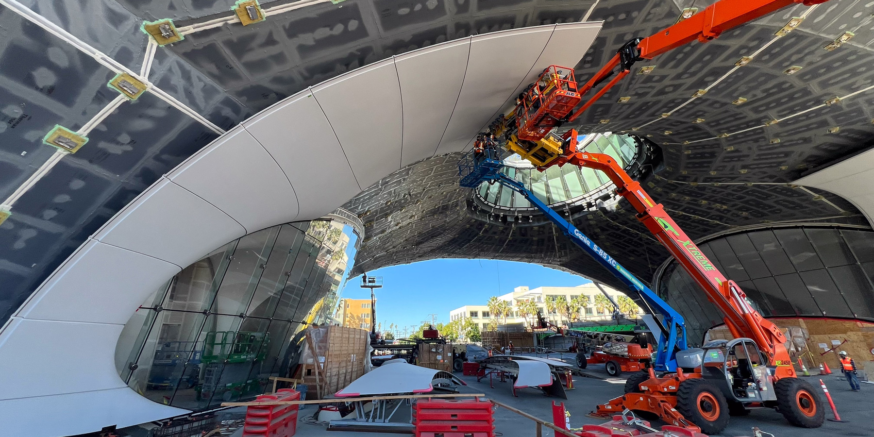 Lucas Museum plaza construction